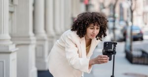 social media smartphone content creator