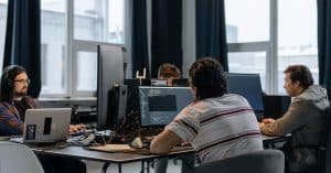 technology startup office