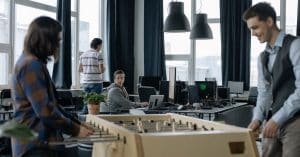 technology startup office
