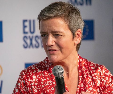 EU competition chief Margrethe Vestager will serve another term, with expanded powers to regulate tech companies