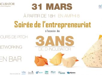 Come on March 31st to help D-INCUBATOR celebrate its first 3 years!