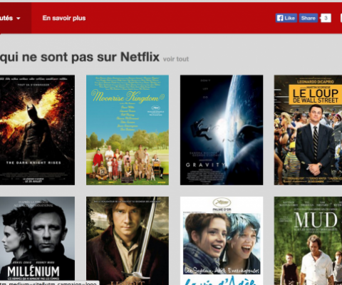 Notflix.fr shows films that are available only on Netflix’s competitor’s service