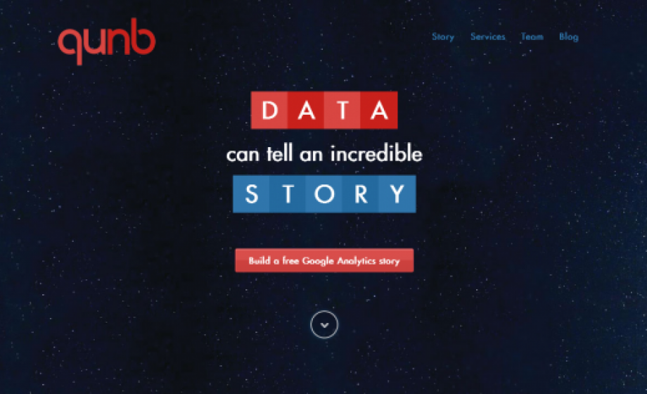 The latest qunb layout makes visualizing your Google Analytics data super easy