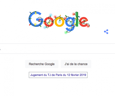 Google affiche enfin le jugement du TGI de Paris sur sa page d’accueil