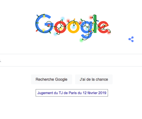Google affiche enfin le jugement du TGI de Paris sur sa page d’accueil