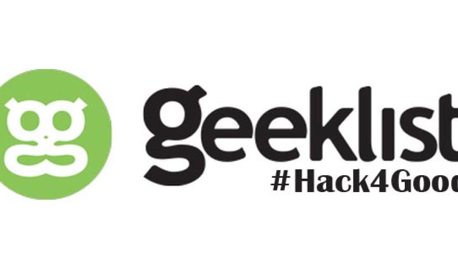 Geeklist again leading the charge to #Hack4good on February 7-9th