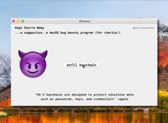 Mac OS High Sierra : des failles de sécurité mises à jour