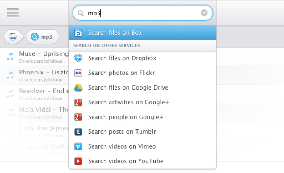 Jolidrive rolls out Search and says Dropbox, Google Drive & YouTube among most popular services