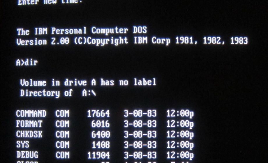 Microsoft publie le code source de MS-DOS sur GitHub