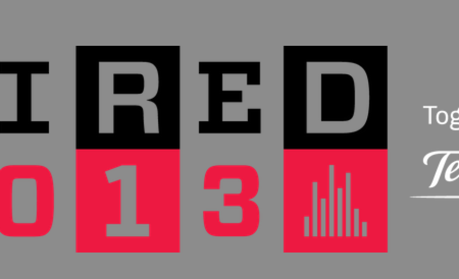 Wired 2013 once again showcasing the future on October 17th & 18th in London